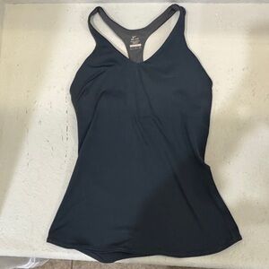 Nike Women's Charcoal Racerback Tank Top